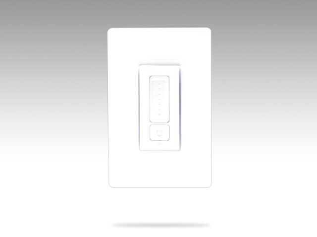 Head-on view of the Arize Smart Dimmer Switch.